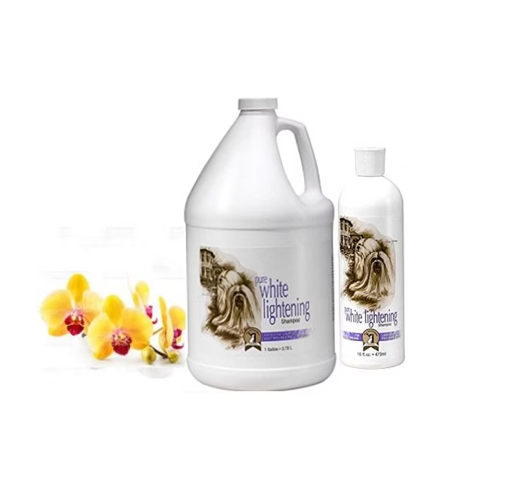 #1 All Systems Pure White Lightening Shampoo for Dogs & Cats 473ml