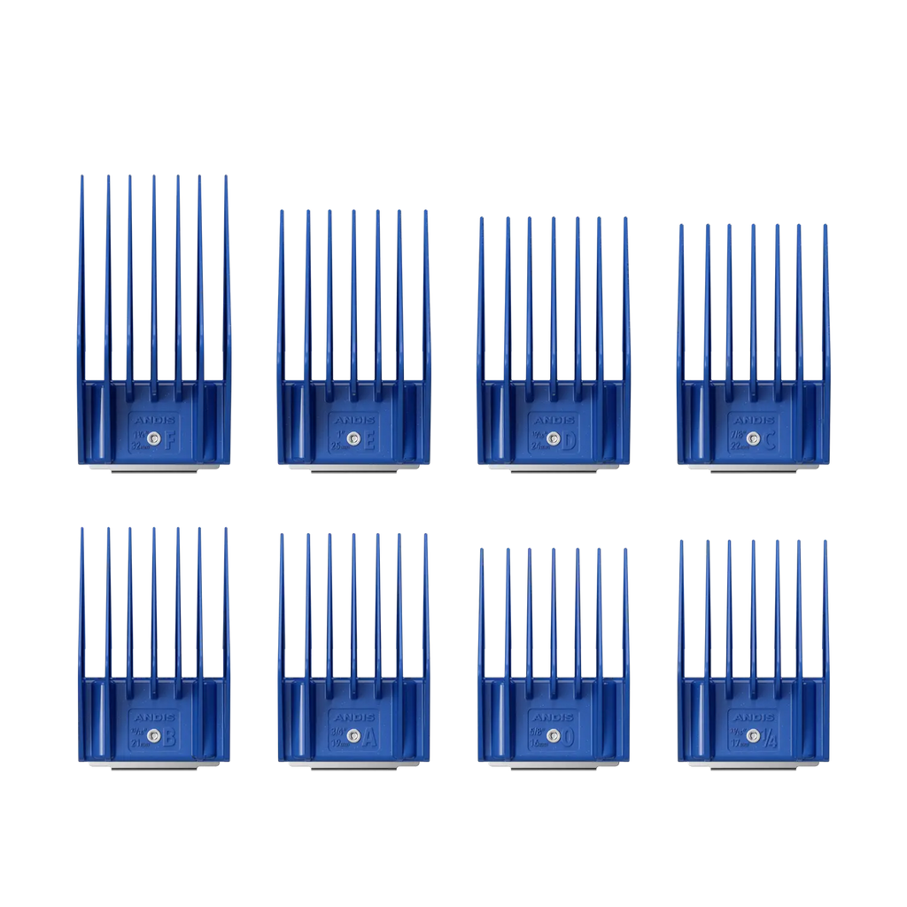 Andis 8-Piece Universal Attachment Comb Set (Plastic)