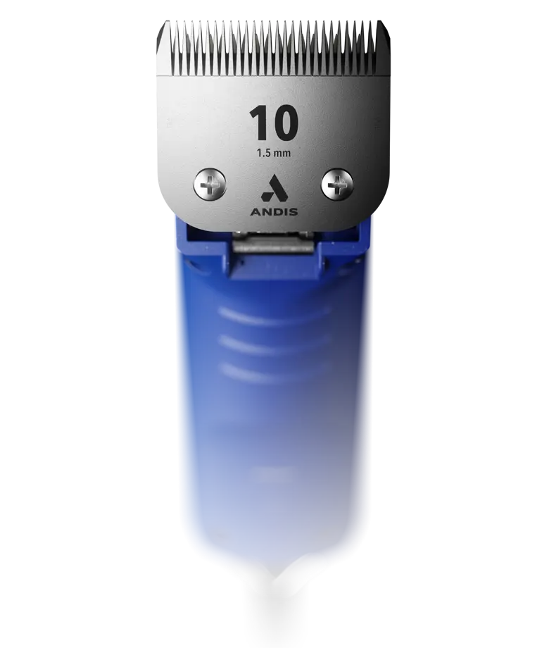 Andis AGCB Super 2-Speed Brushless Detachable Blade Clipper w/#10 Ceramic - Blue