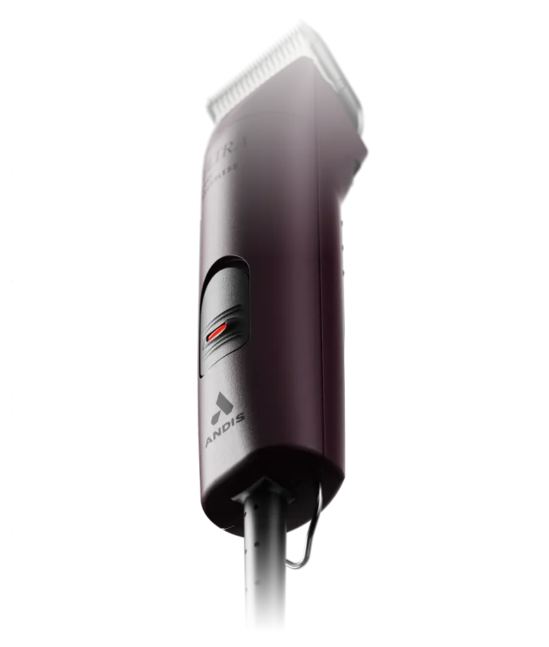 Andis AGCB Super 2-Speed Brushless Detachable Blade Clipper w/#10 Ceramic - Burgundy