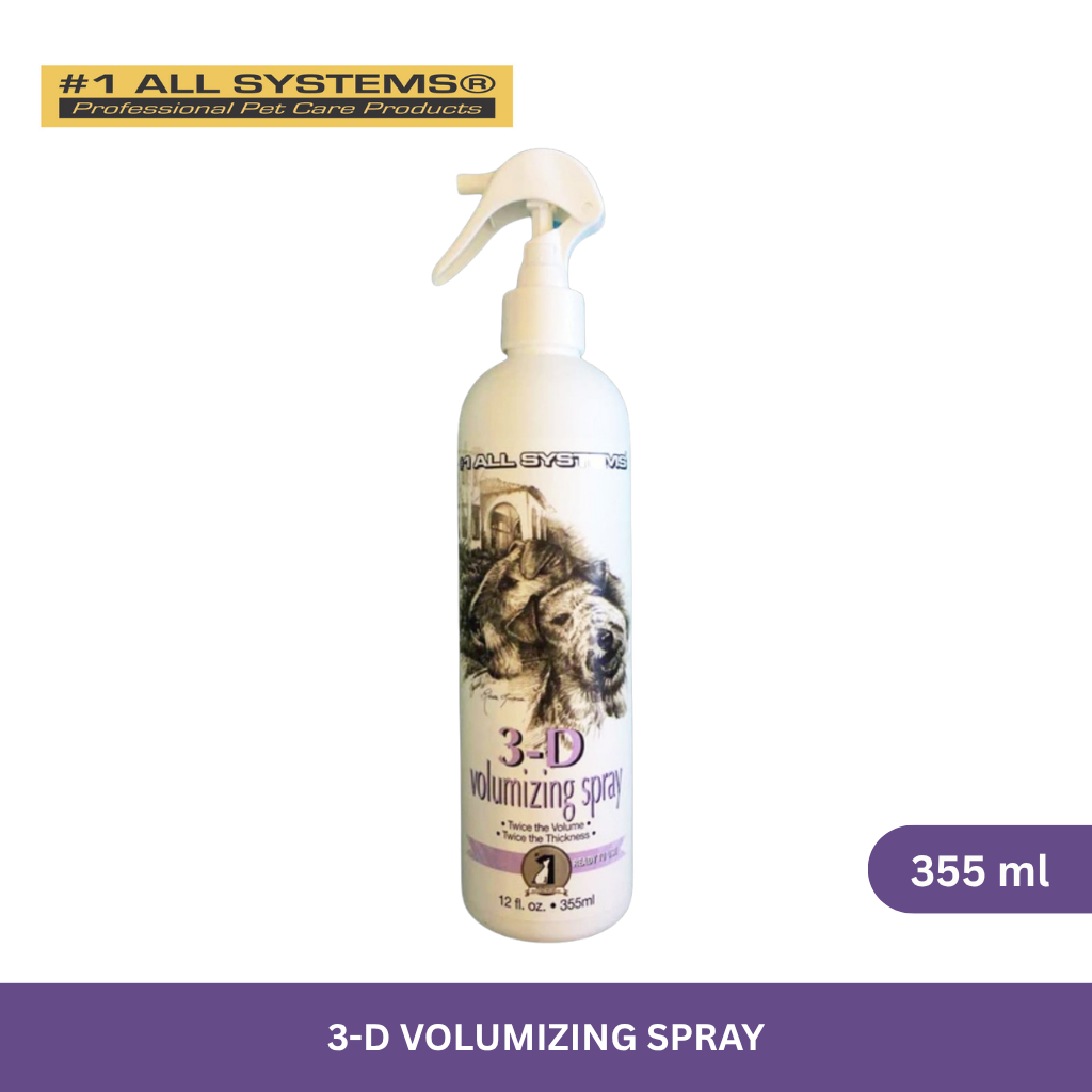 #1 All Systems 3-D Volumizing Spray for Dogs & Cats 355ml