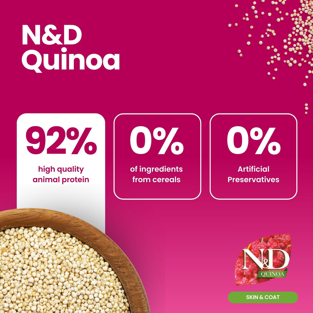 N&D Quinoa Skin & Coat Venison Adult Mini