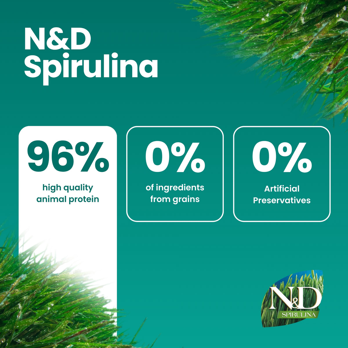 N&D Spirulina Lamb & Wolfberry Adult Mini Dog 2kg