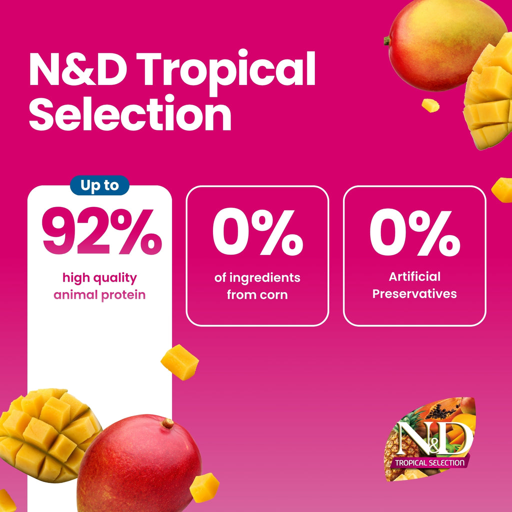 N&D Tropical Selection Salmon Adult Medium & Maxi Dog 10kg
