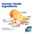 N&D Ocean Cod, Spelt, Oats & Orange Adult Mini Dog