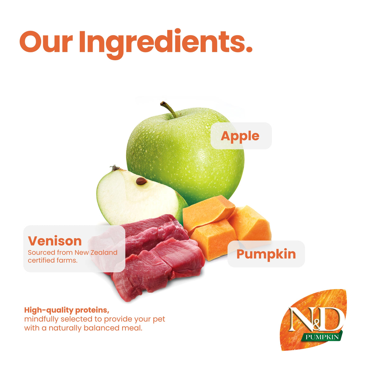 N&D Pumpkin Venison & Apple Adult Cat