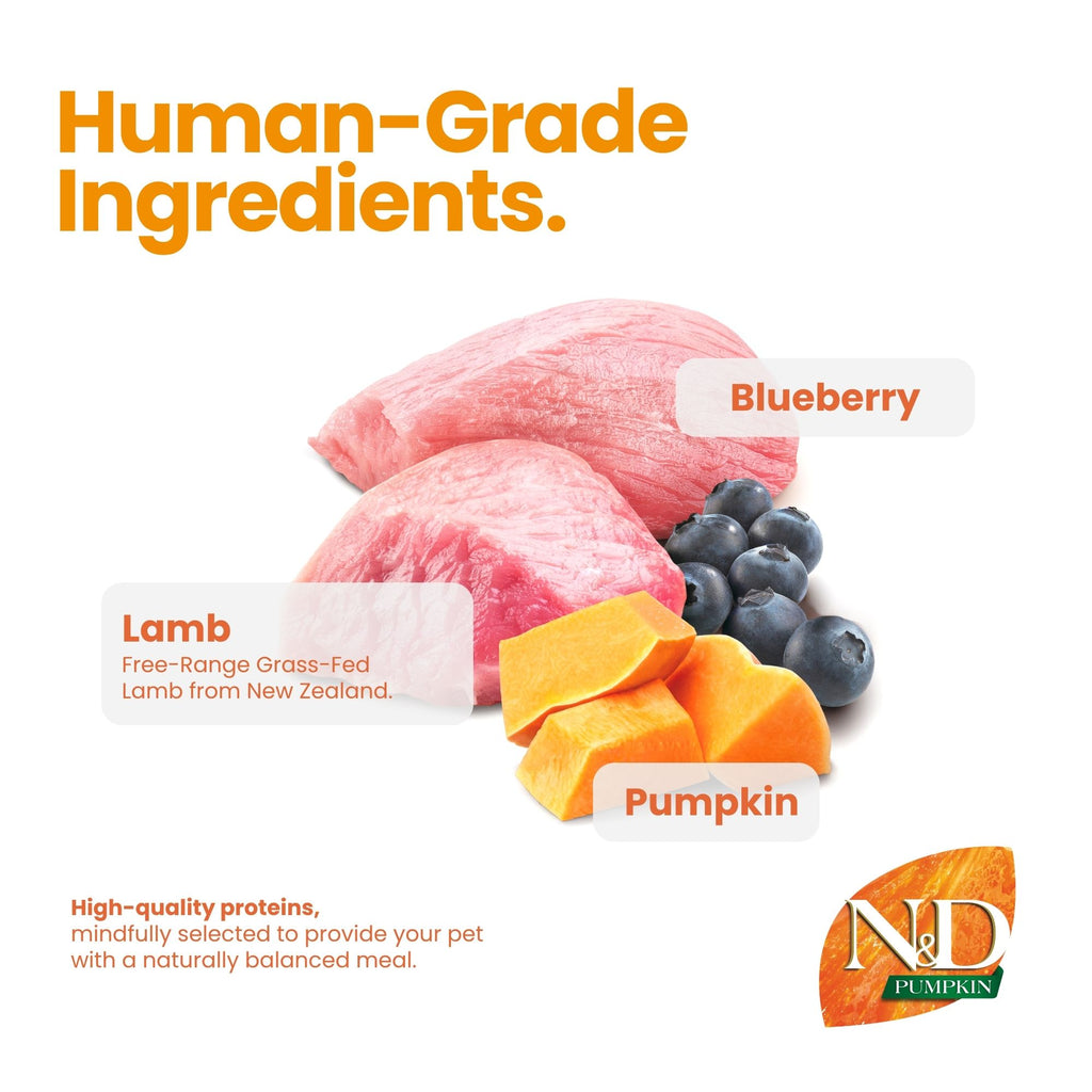 N&D Pumpkin Lamb & Blueberry Puppy Mini