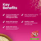 N&D Quinoa Dental Care Functional Treats Grain-Free Fresh Breath Lamb & Mint Adult Mini 60gm