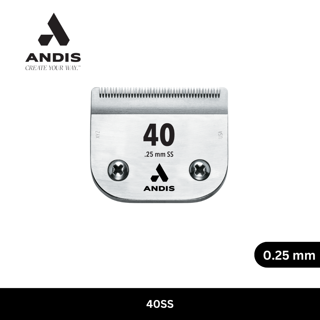Andis UltraEdge® Detachable Blade, Size 40SS (0.25mm)