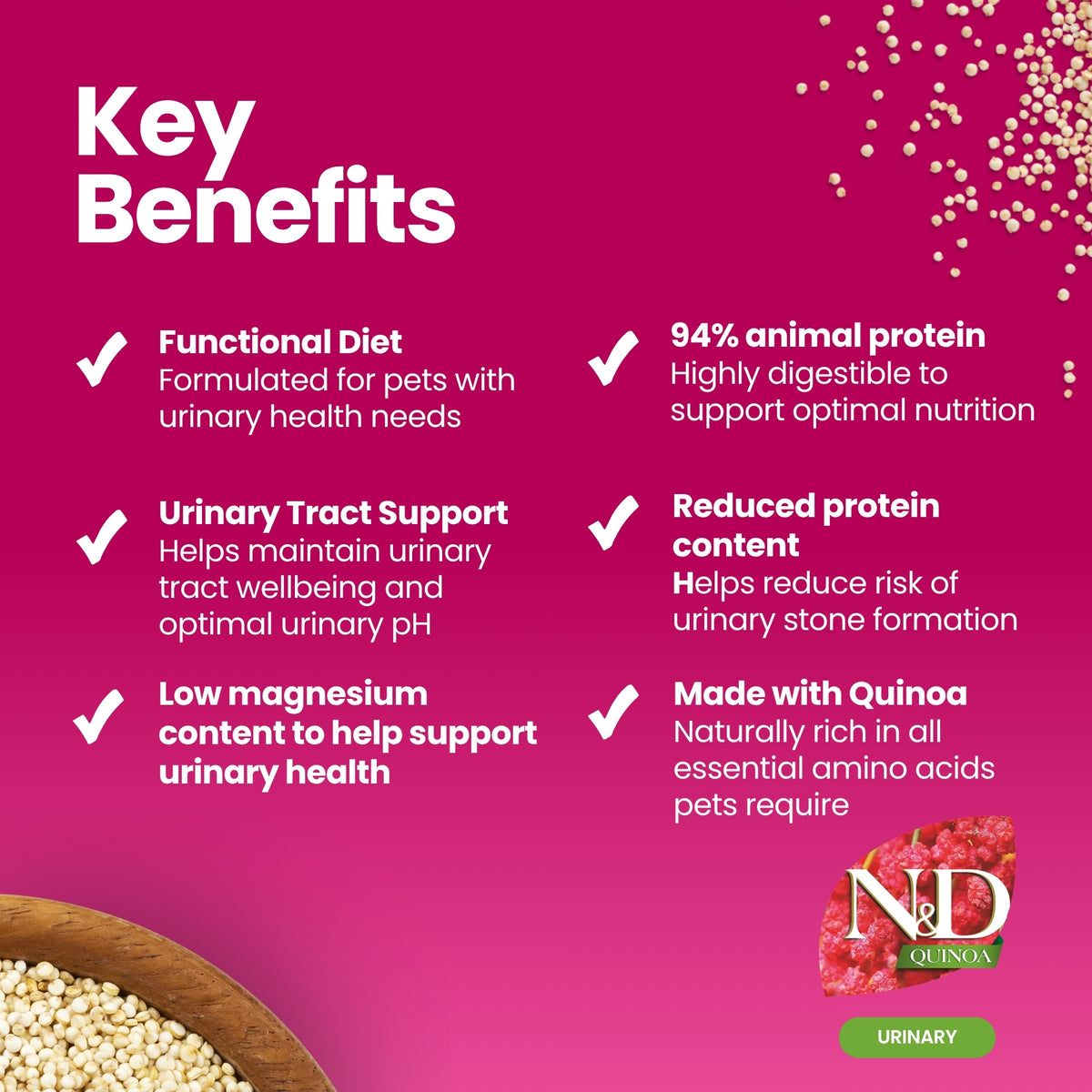 N&D Quinoa Urinary Duck Adult Cat