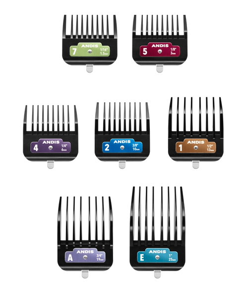 Andis 7-Piece Animal Clip Comb Set