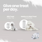 N&D White Dental Care Color Protection Treats Grain-Free Seabass, Spirulina and Fennel Adult Medium & Maxi 100gm