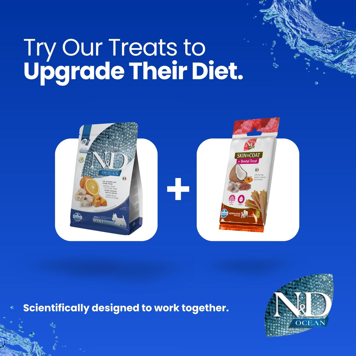 N&D Ocean Cod, Pumpkin & Orange Adult Mini Dog