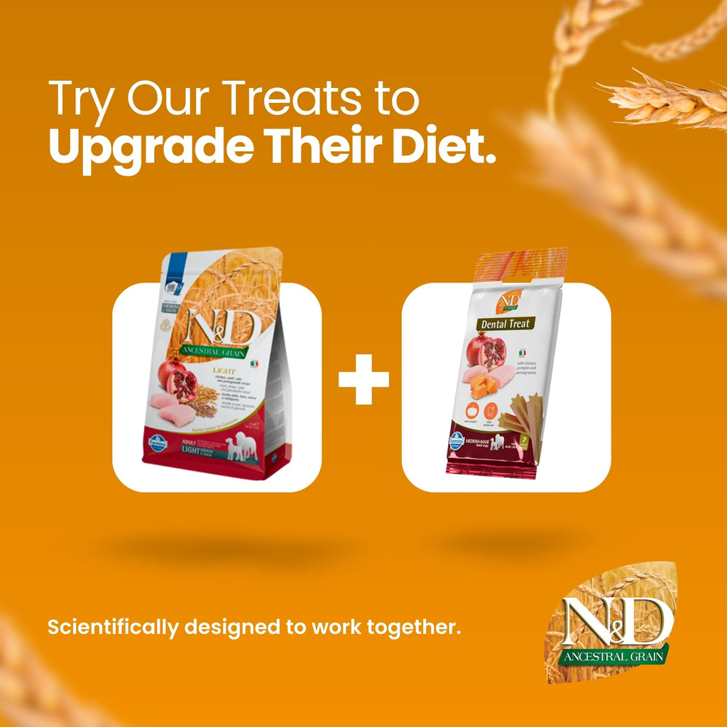 N&D Ancestral Grain Chicken & Pomegranate Adult Med/Maxi Dog 15kg