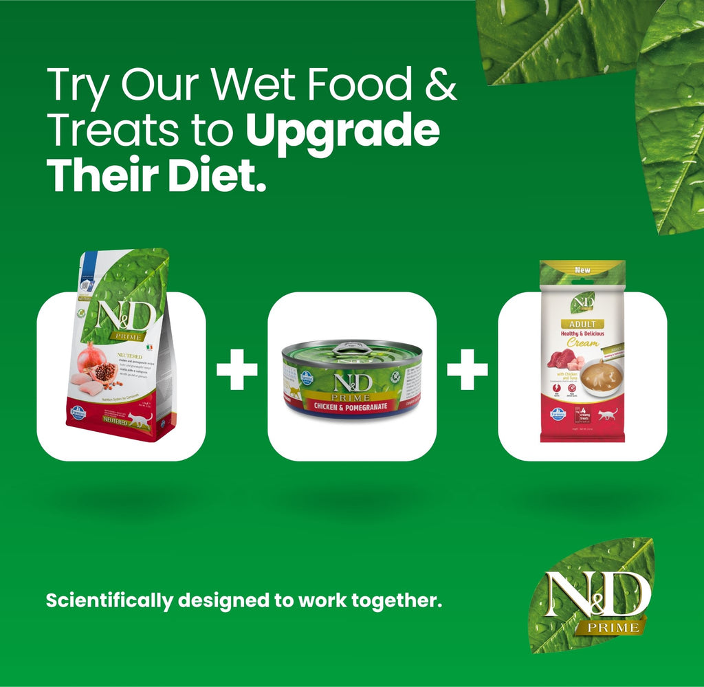 N&D Prime Chicken & Pomegranate Neutered Adult Cat