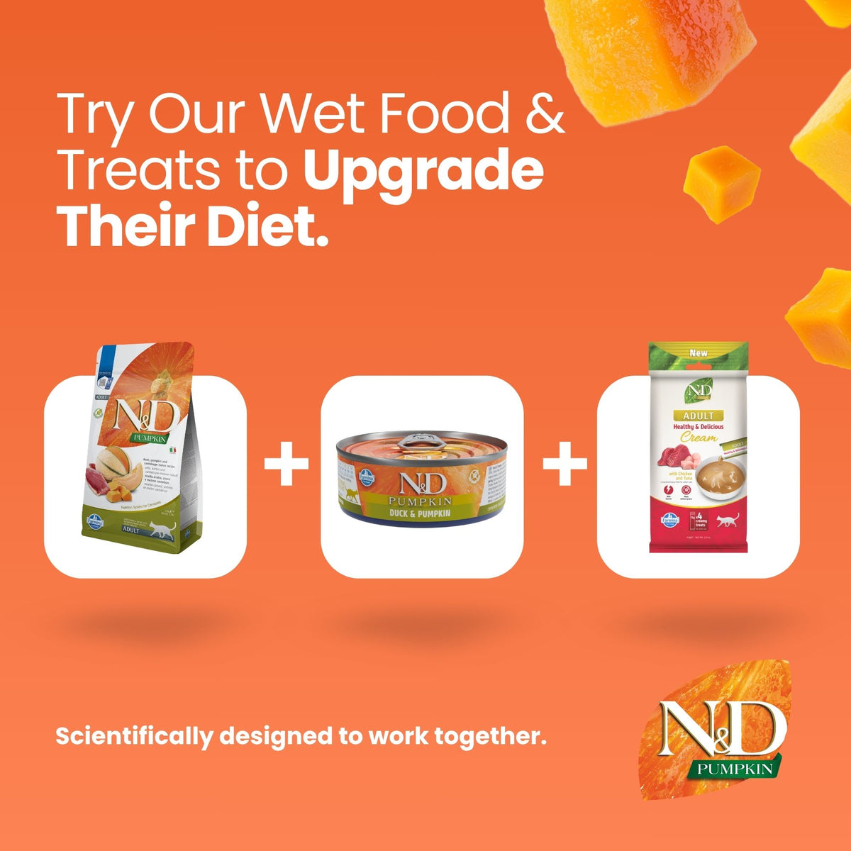 N&D Pumpkin Duck & Cantaloupe Adult Cat
