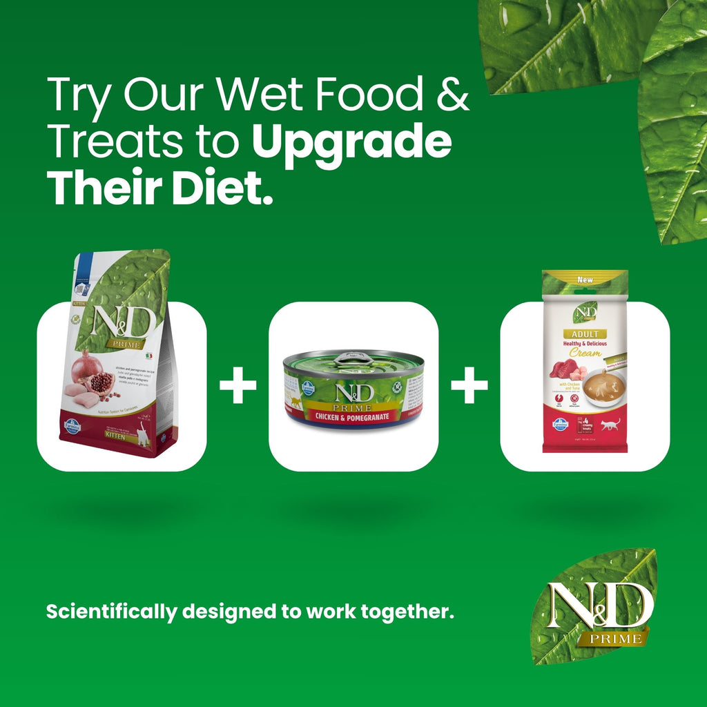 N&D Prime Kitten Ayam & Delima 300g