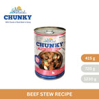 Alps Natural Chunky Dog Wet Food Beef Stew Recipe 415g/720g/1230g