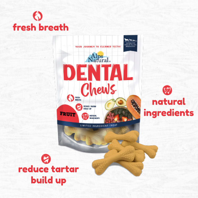 Alps Natural Dental Chews Pumpkin Bristle 150 g