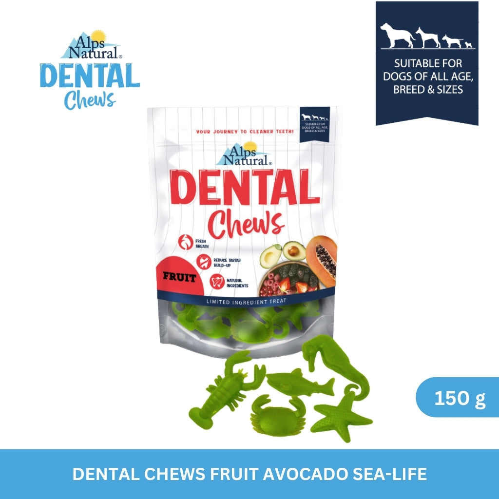 Alps Natural Dental Chews Avocado Sealife 150 g