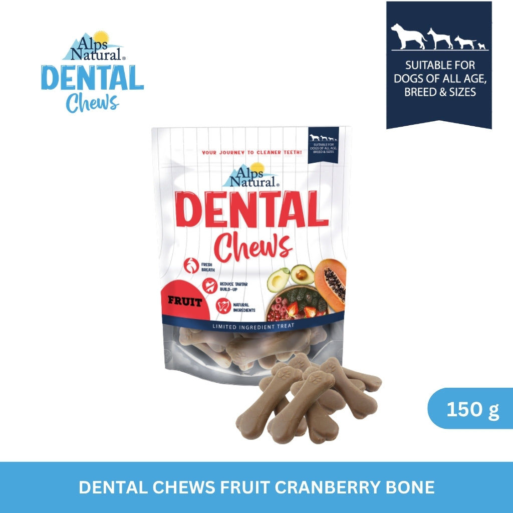 Alps Natural Dental Chews Cranberry Bone 150 g