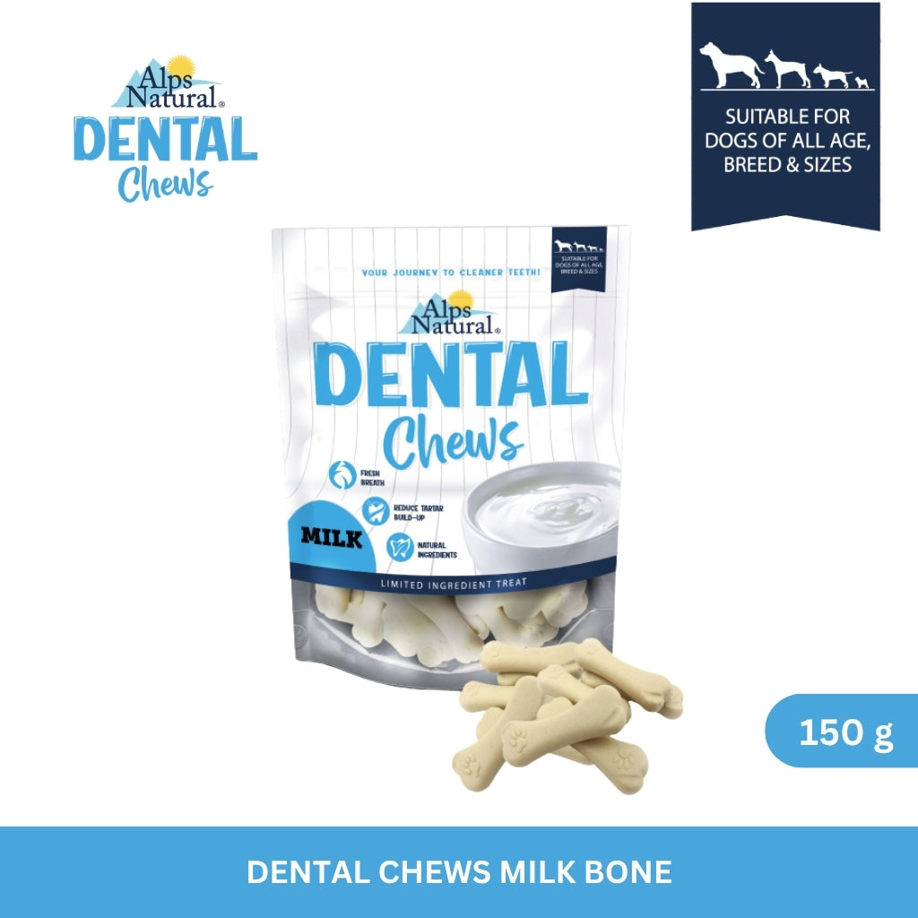 Alps Natural Dental Chews Milk Bone 150 g