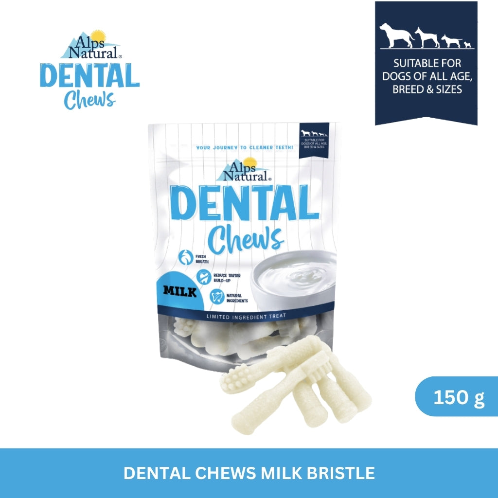 Alps Natural Dental Chews Milk Bristle 150 g