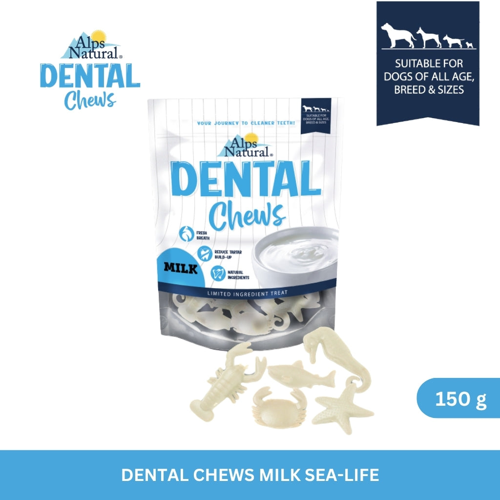 Alps Natural Dental Chews Milk Sealife 150 g