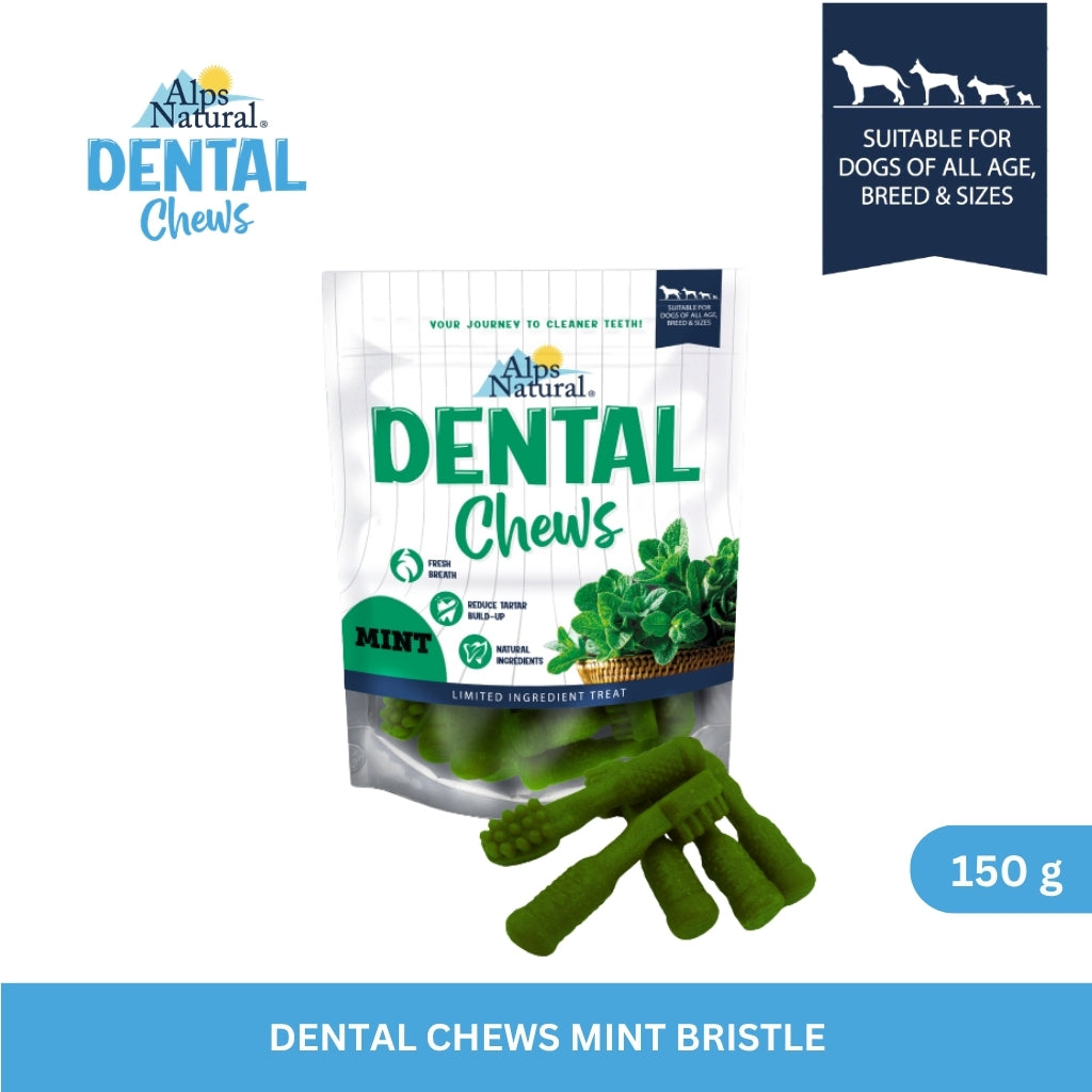 Alps Natural Dental Chews Mint Bristle 150 g