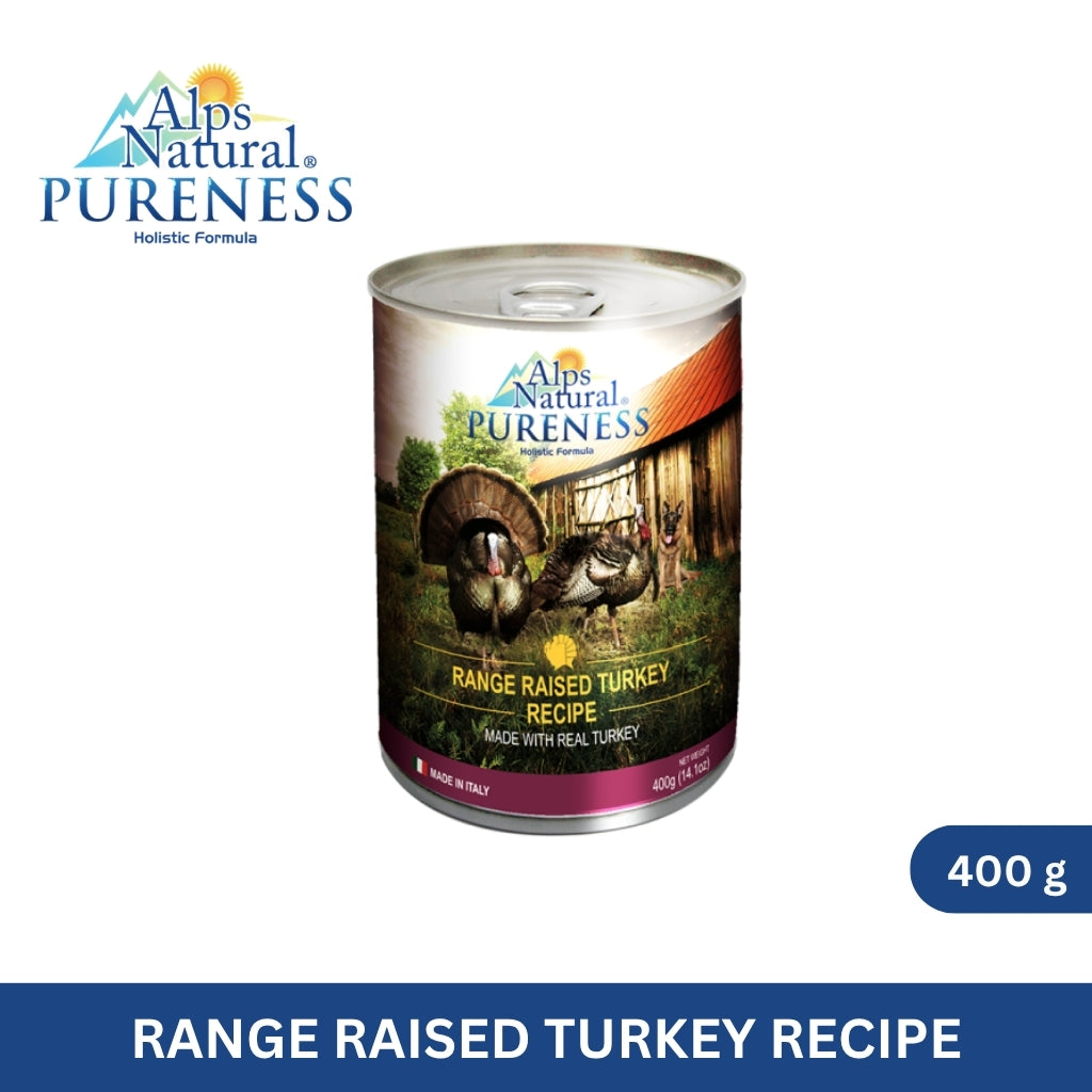 Alps Natural Pureness Canned Range Raised Turkey Recipe 400 g
