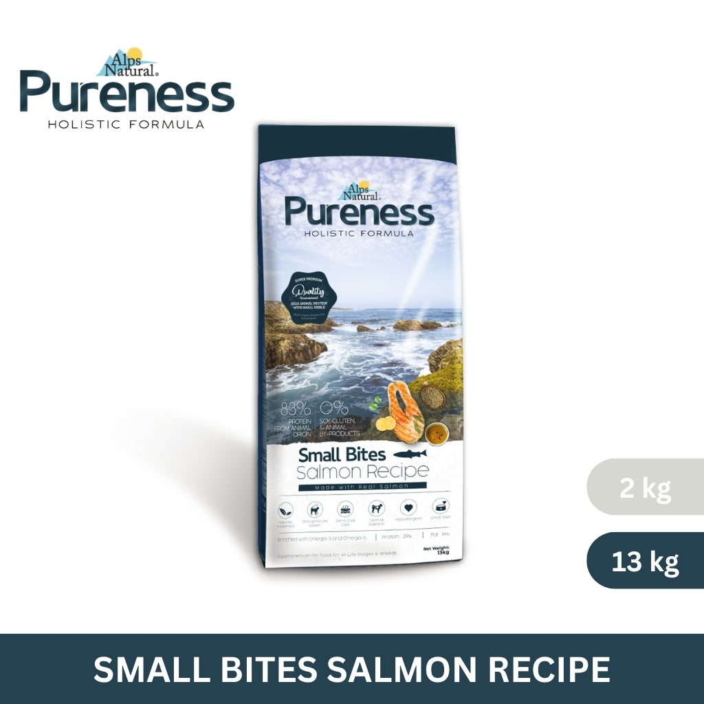 Alps Natural Pureness Small Bites Salmon Recipe 2kg/13kg