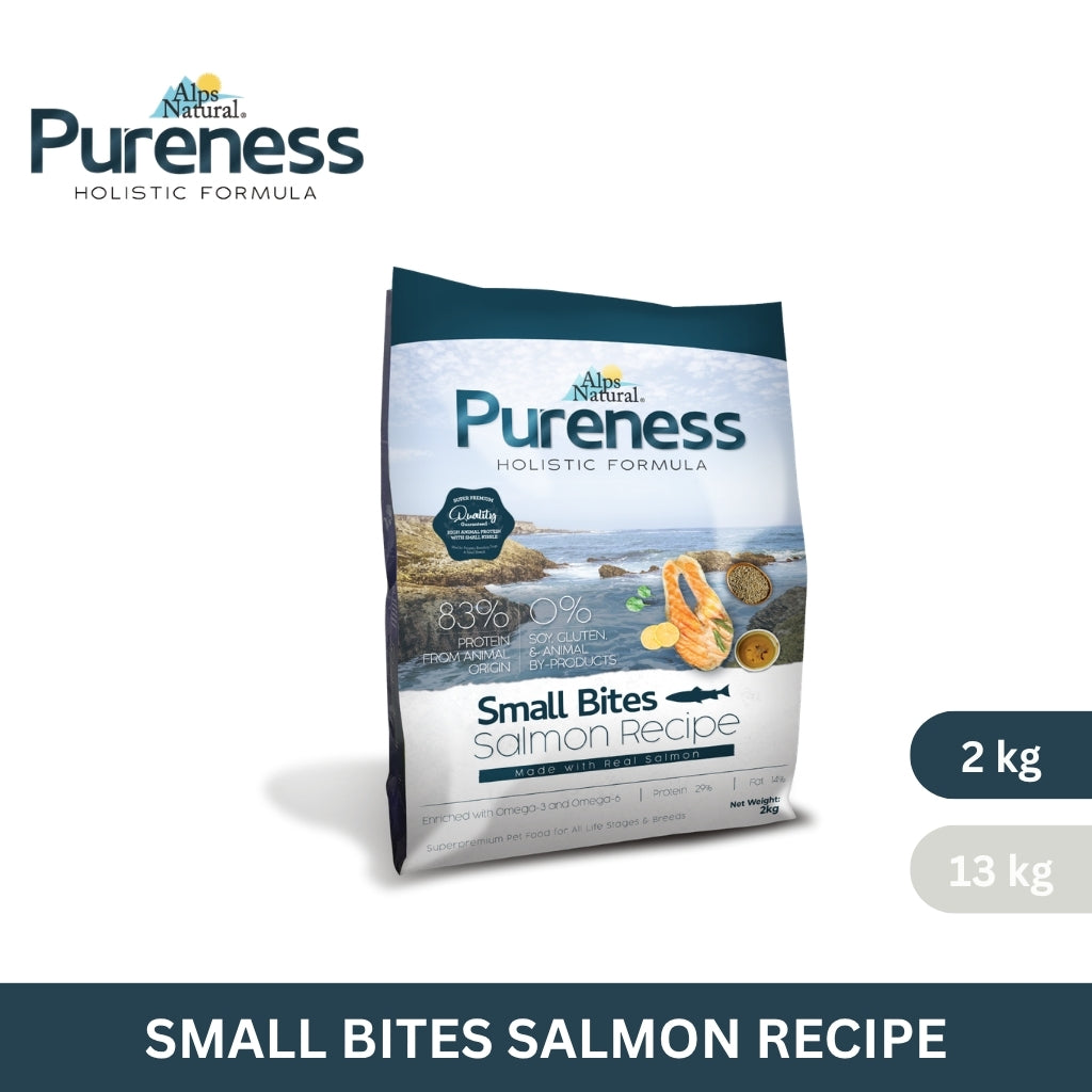 Alps Natural Pureness Small Bites Salmon Recipe 2kg/13kg