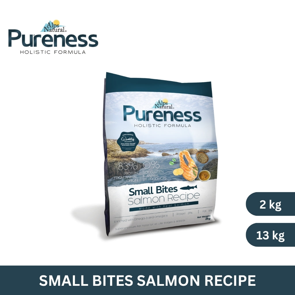 Alps Natural Pureness Small Bites Salmon Recipe 2kg/13kg