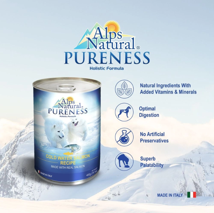 Alps Natural Pureness Canned Whole Earth Pork Recipe 400 g