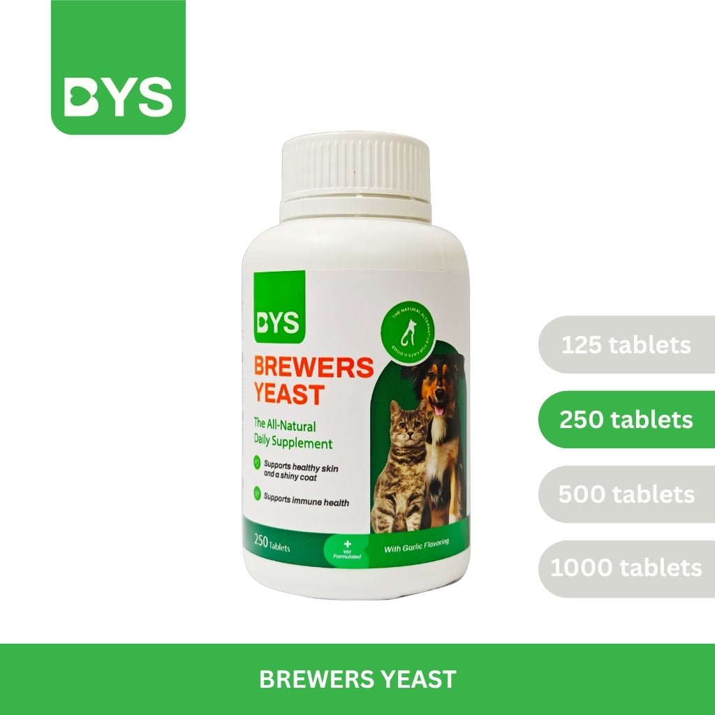 BYS Brewers Yeast Vitamin for Cat and Dog 250 tablets (Original Packing)