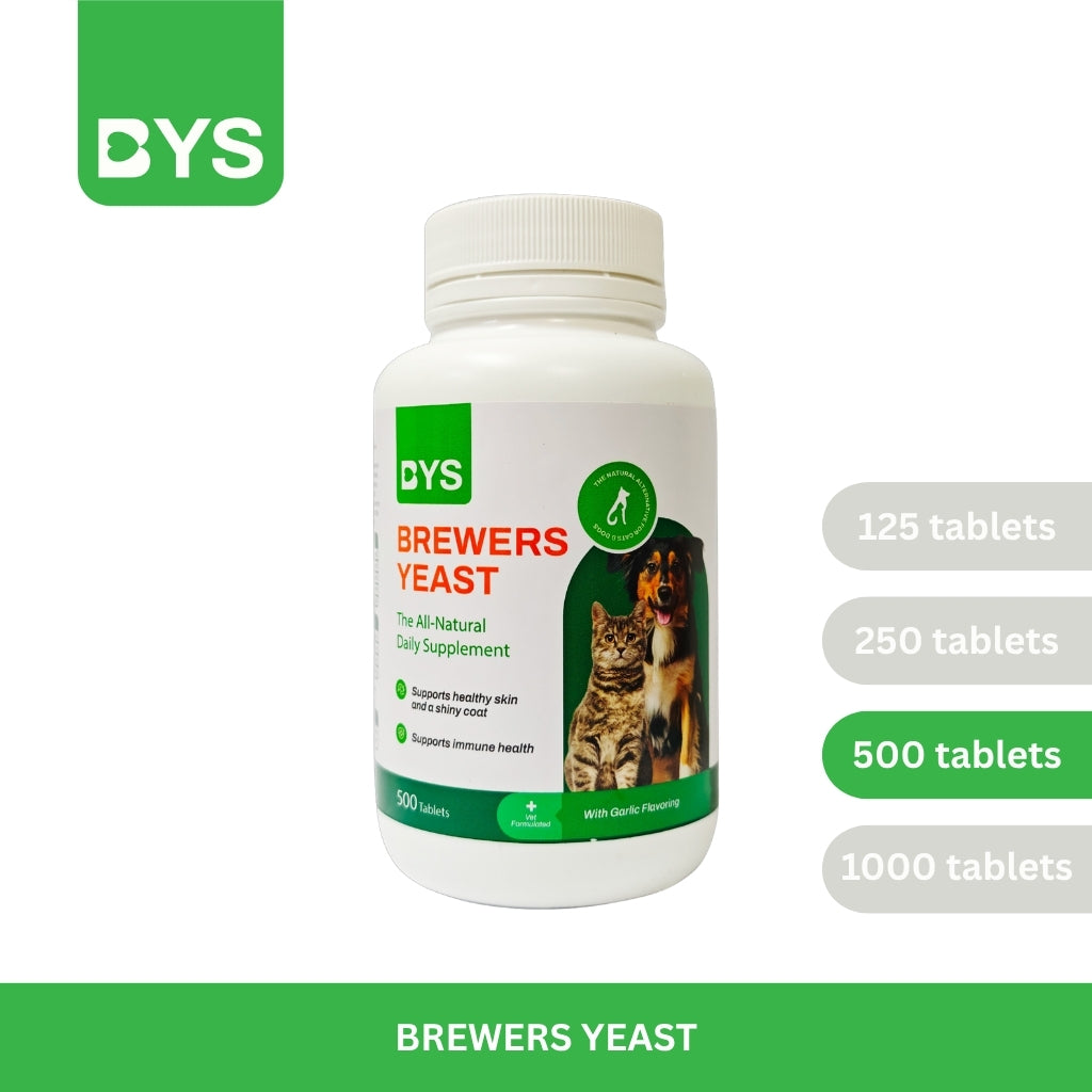 BYS Brewers Yeast Vitamin for Cat and Dog 500 tablets (Original Packing)