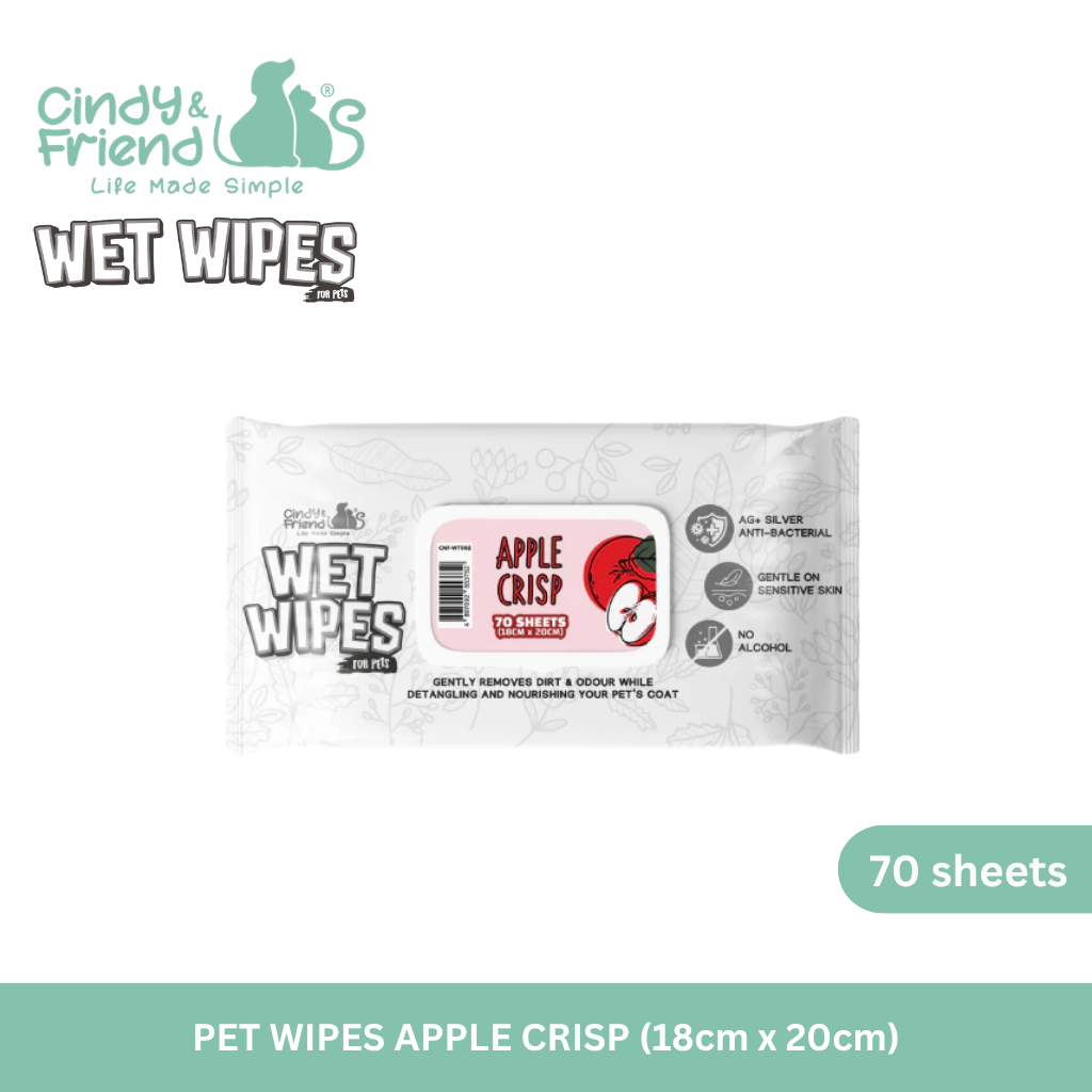 Cindy & Friends Wet Wipes For Pets