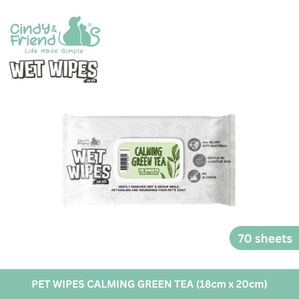 Cindy & Friends Wet Wipes For Pets