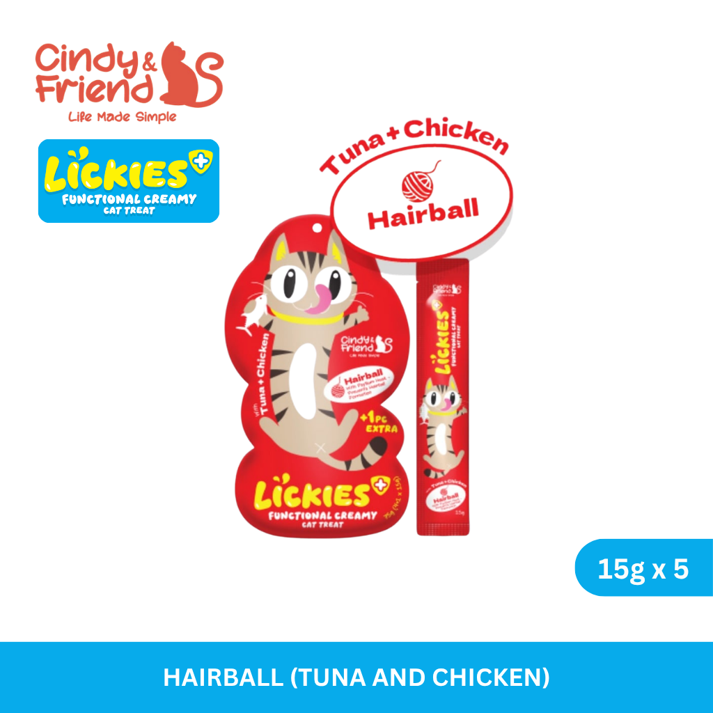 Cindy & Friends Lickies Functional Creamy Cat Treat 15g x 5