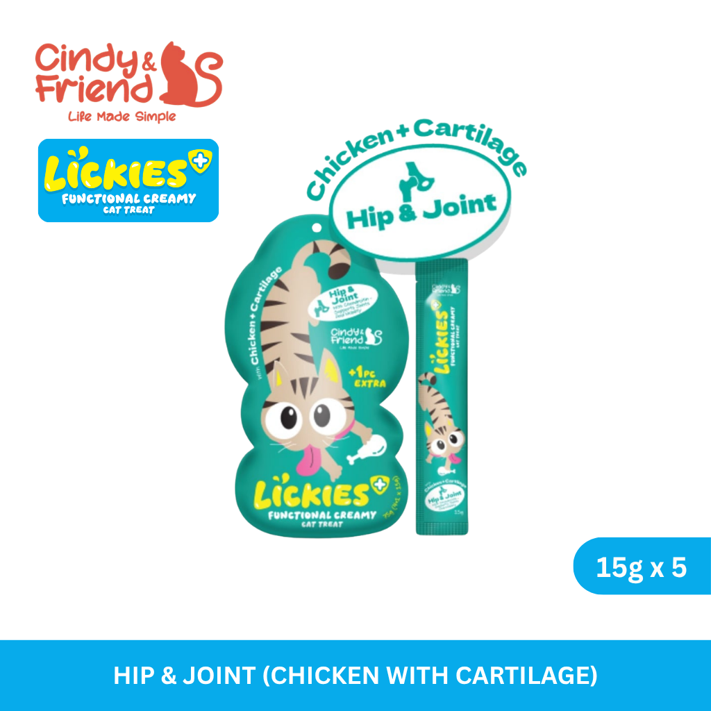 Cindy & Friends Lickies Functional Creamy Cat Treat 15g x 5