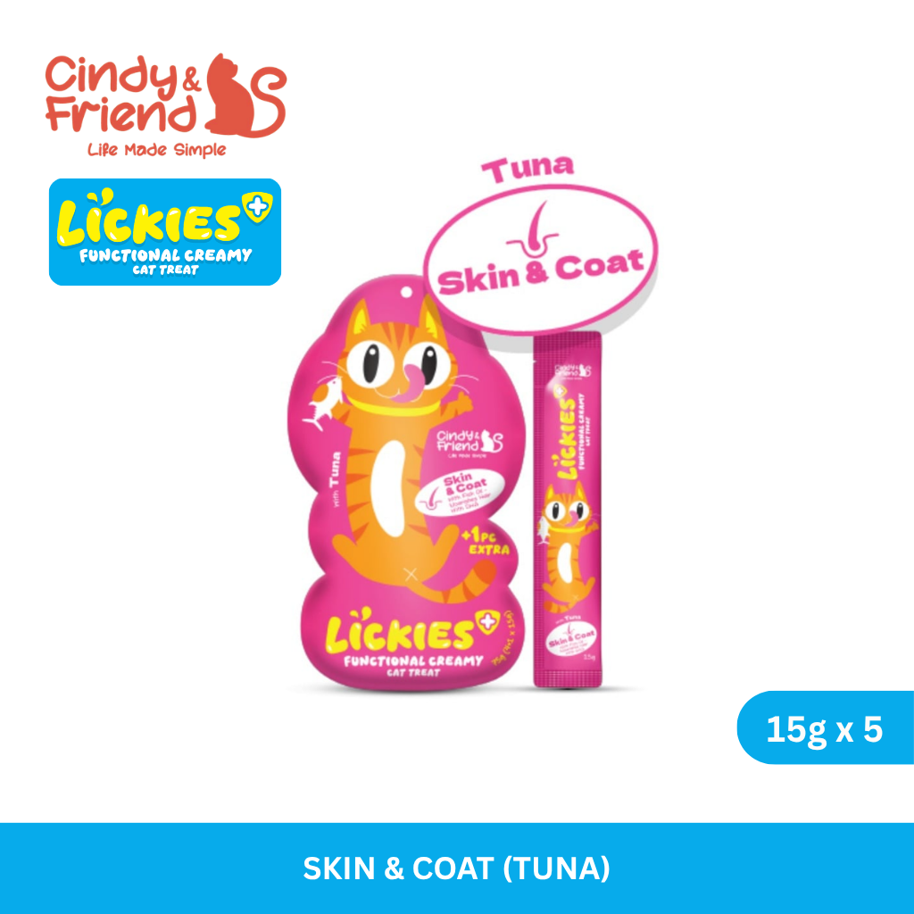 Cindy & Friends Lickies Functional Creamy Cat Treat 15g x 5