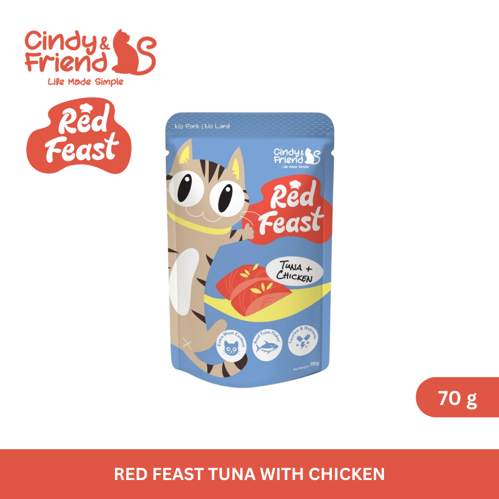 Cindy & Friends Red Feast Cat Wet Food 70g