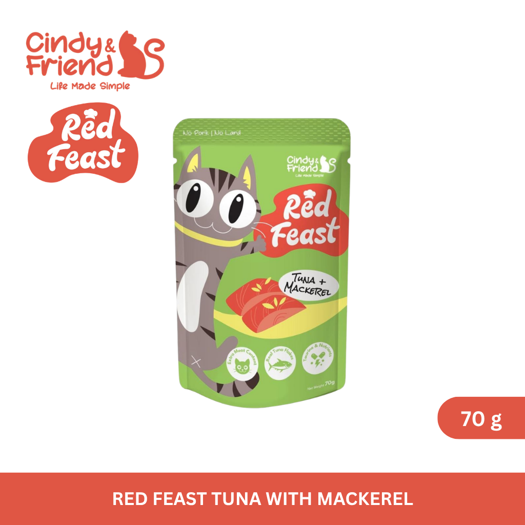 Cindy & Friends Red Feast Cat Wet Food 70g