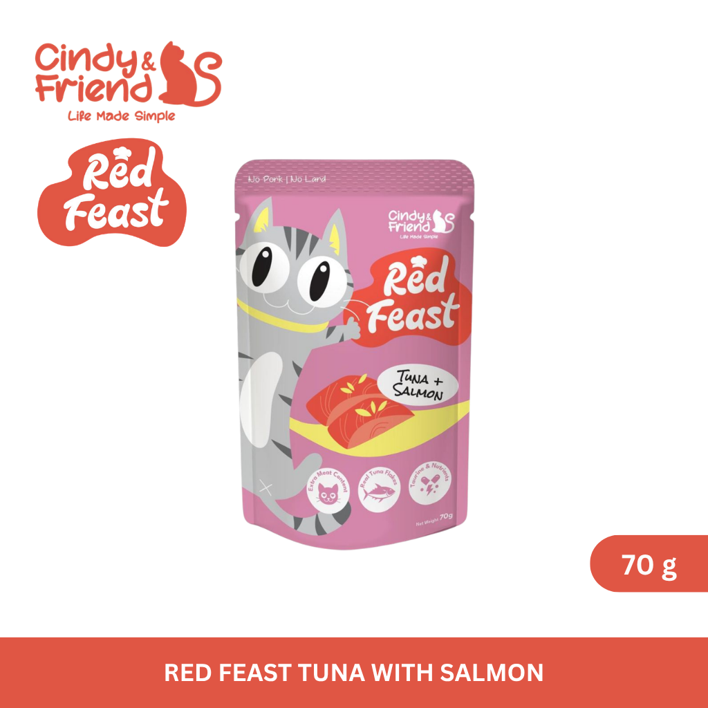Cindy & Friends Red Feast Cat Wet Food 70g