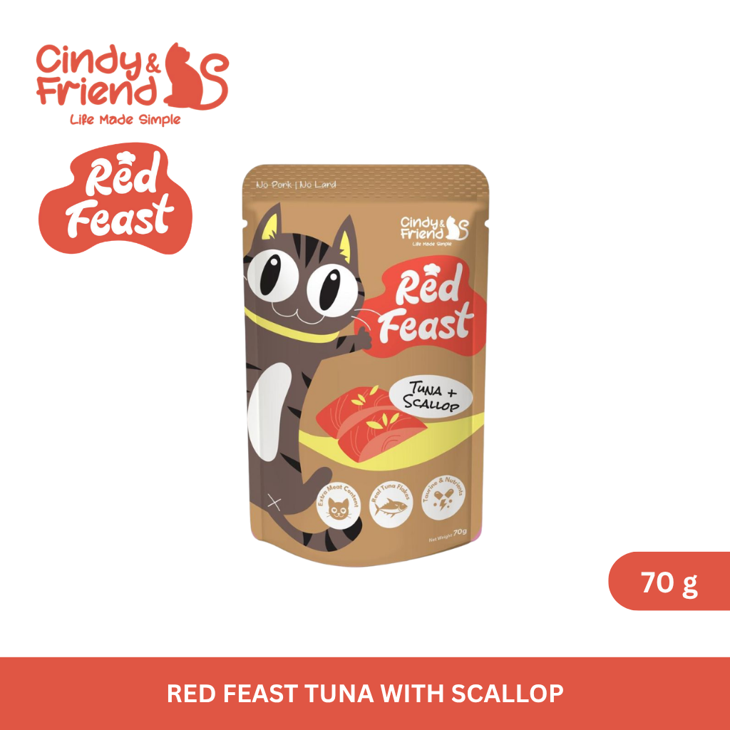 Cindy & Friends Red Feast Cat Wet Food 70g