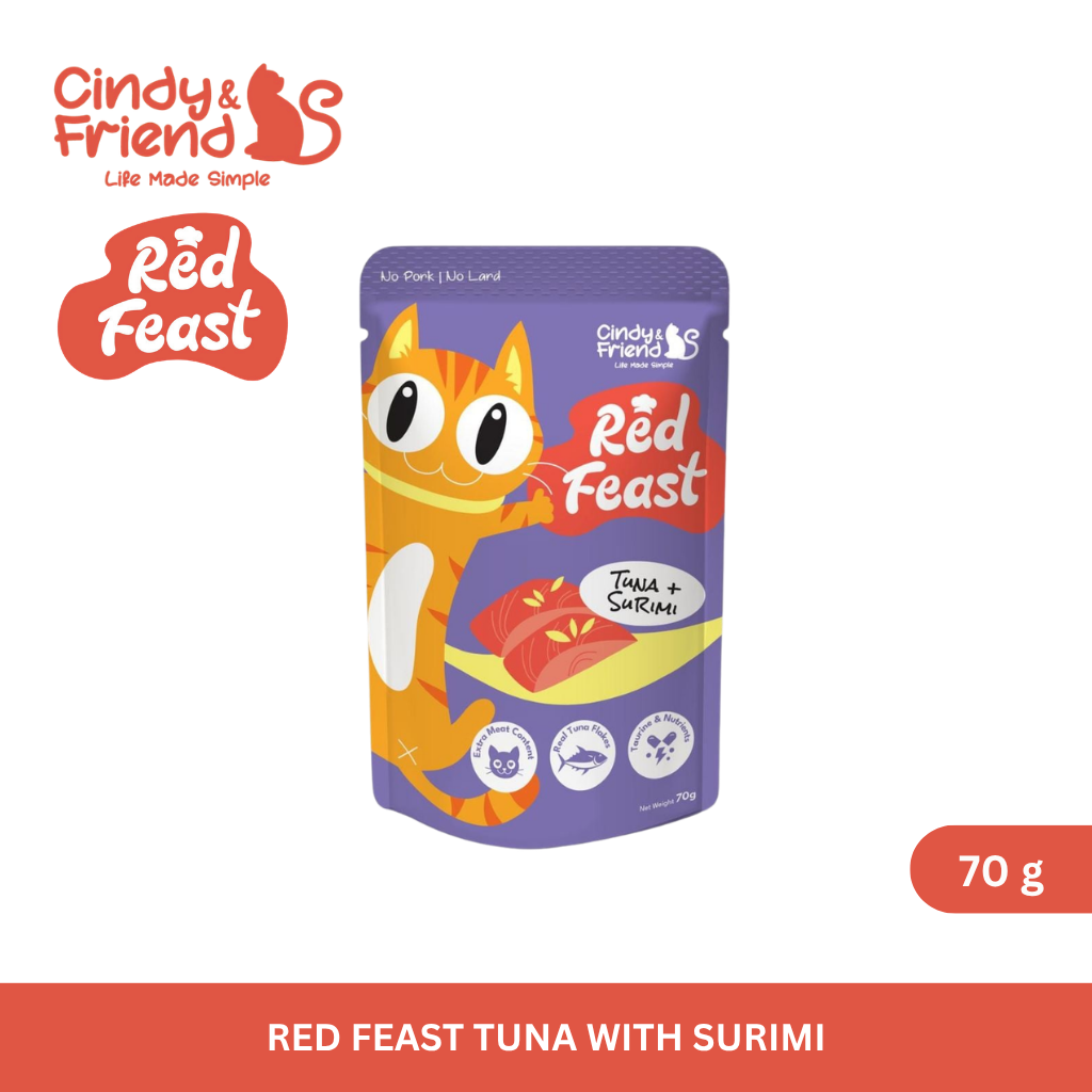 Cindy & Friends Red Feast Cat Wet Food 70g