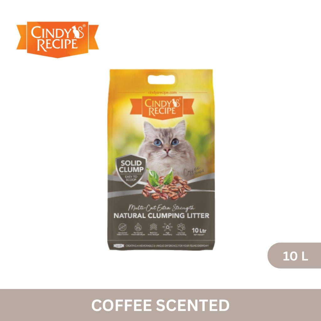 Cindy's Recipe Natural Clumping Litter 10 L - Assorted