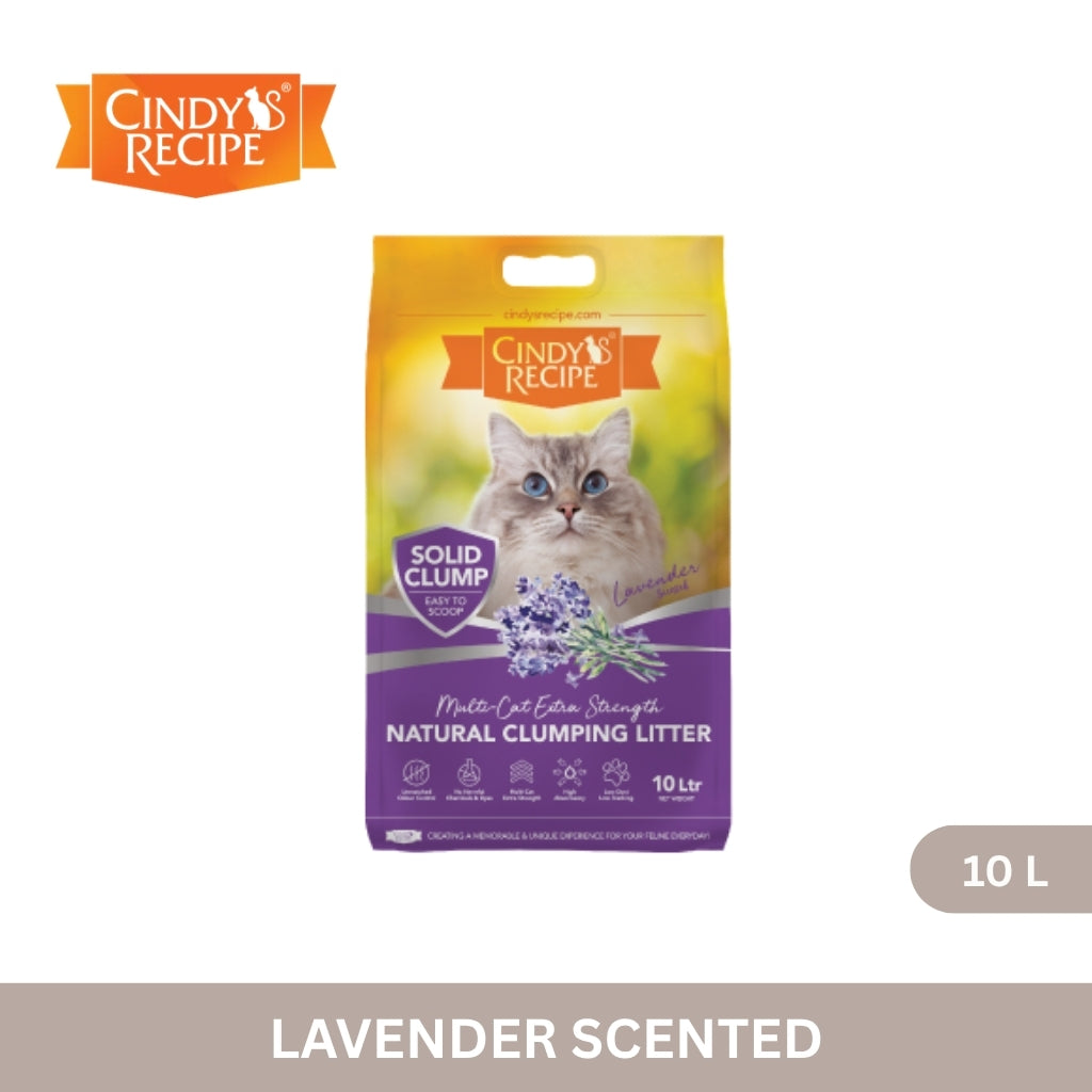 Cindy's Recipe Natural Clumping Litter 10 L - Assorted