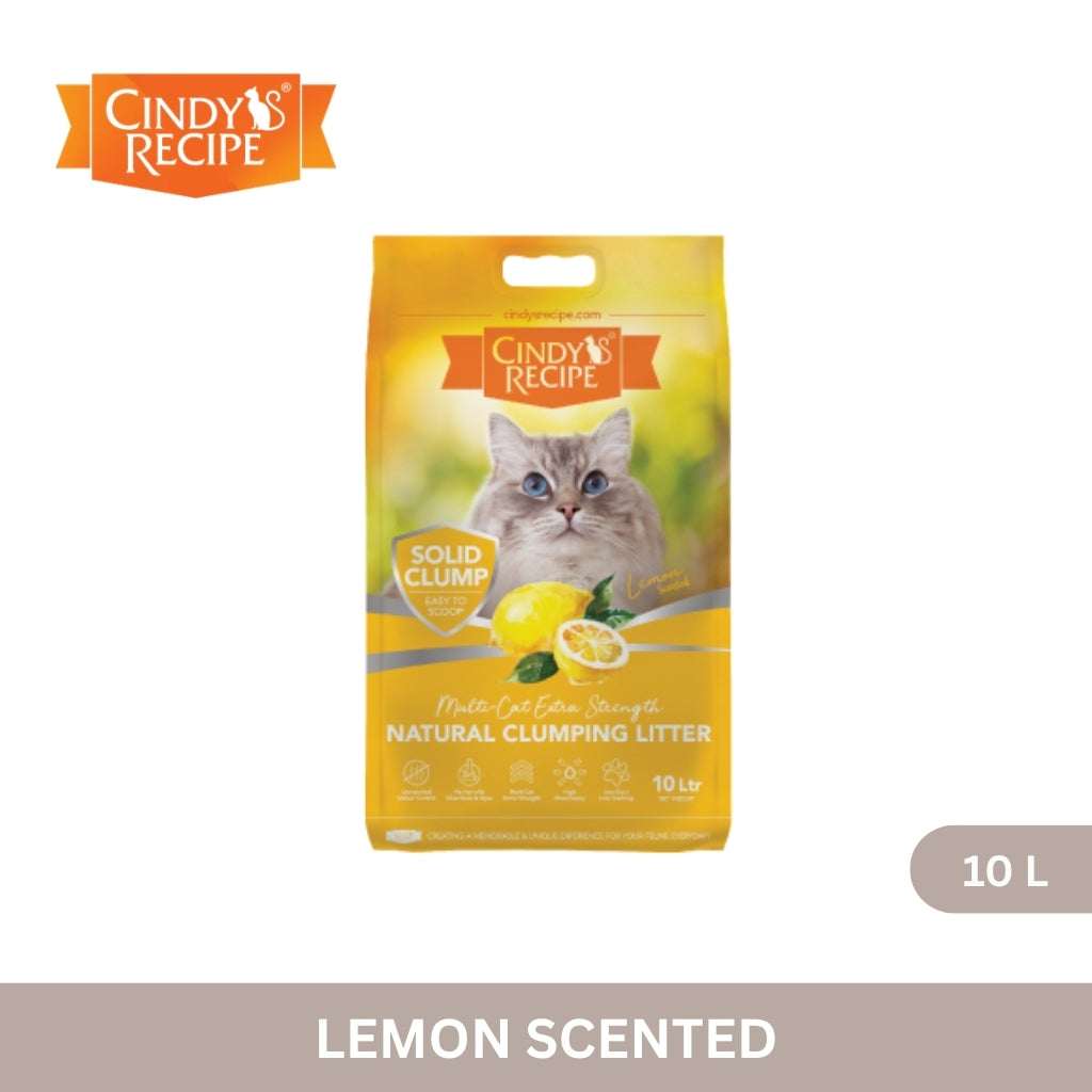Cindy's Recipe Natural Clumping Litter 10 L - Assorted