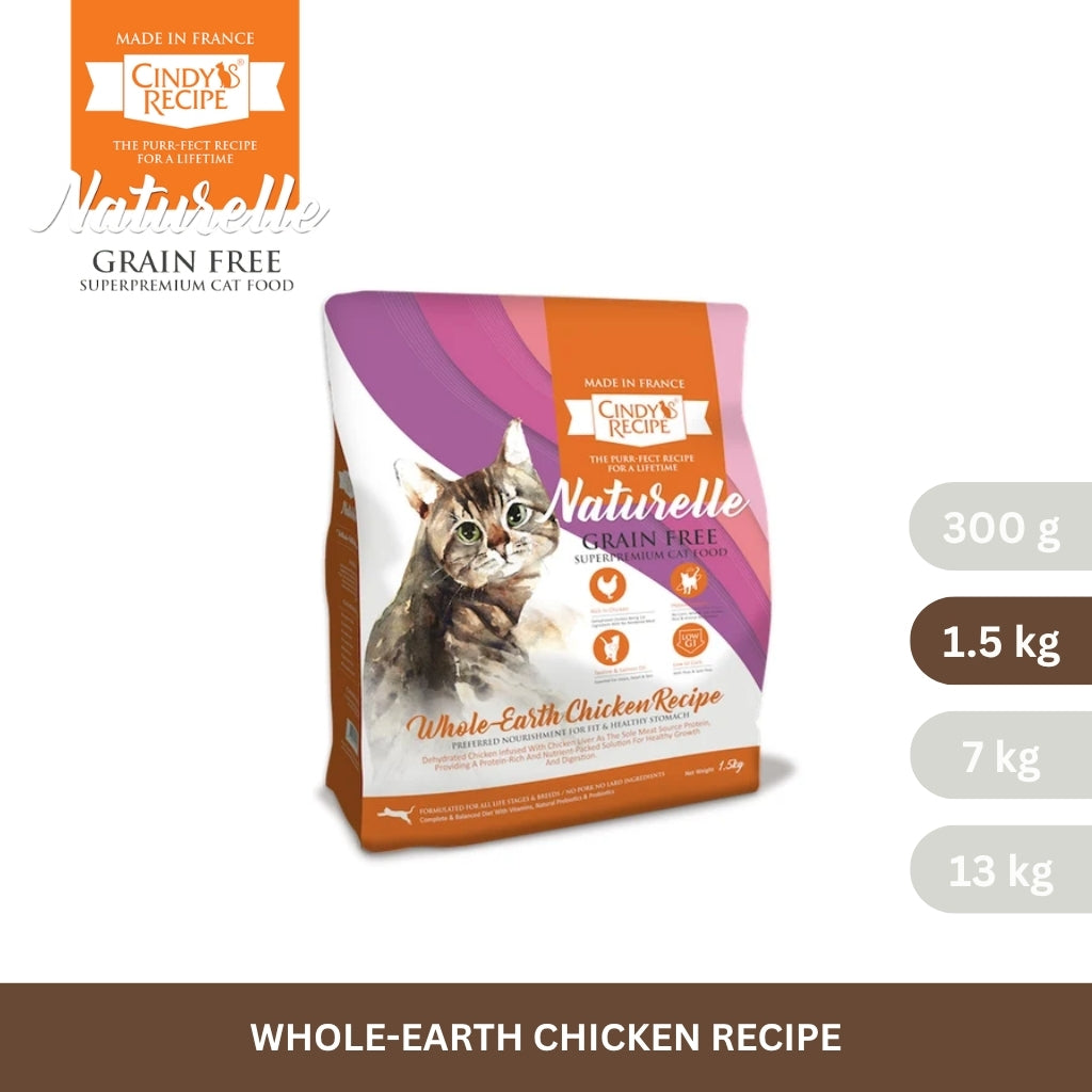 Cindy's Recipe Naturelle Grain Free Whole-Earth Chicken Recipe